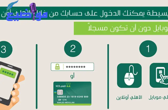 تحديث البيانات في البنك الأهلي عن طريق الهاتف